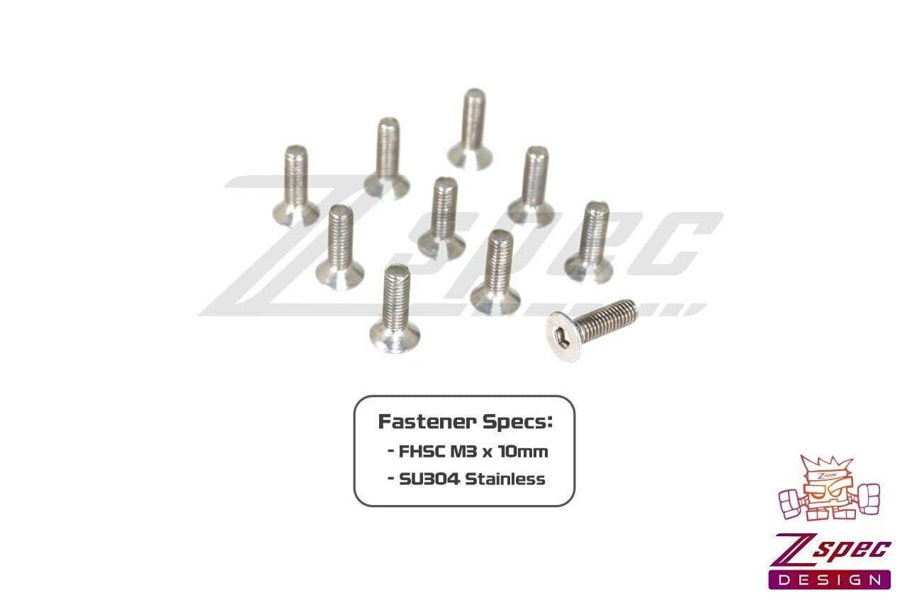 ZSPEC M3-0.5x10mm Fasteners, FHSC, Stainless SUS304, 10-Pack - ZSD-374050-  DRIVEN - 2