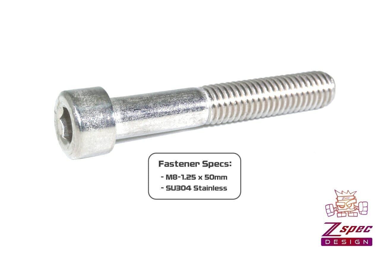 ZSPEC M8-1.25x50mm Socket-Cap SHSC Fasteners, Stainless, 10-Pack - ZSD-004667-  DRIVEN - 2