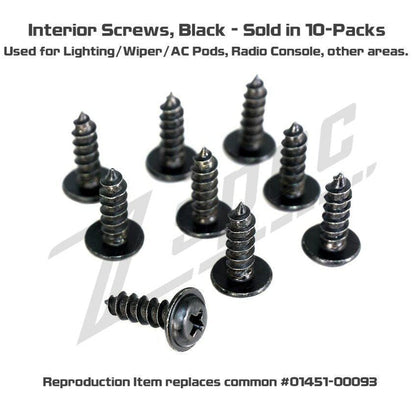 ZSPEC Interior Screws for Nissan vehicles for Z32 300zx and others, 10-Pack - ZSD-756856-  DRIVEN - 2