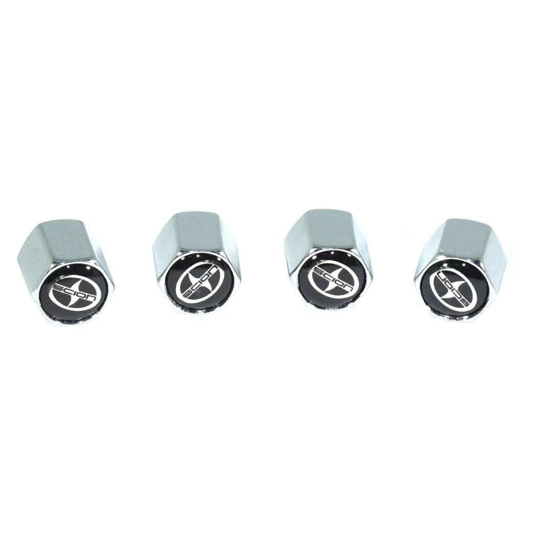 Chrome Valve Stem Tire Caps, Style: SCION - ZSD-004575-  DRIVEN - 1