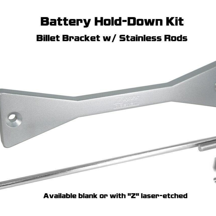 ZSPEC Battery Hold Down/Bracket for '09-20 Nissan 370z Z34, Billet w/ Stainless Hardware - ZSD-191312-ZSD-191329-ZSD-191336-ZSD-191343-ZSD-191350-  DRIVEN - 9