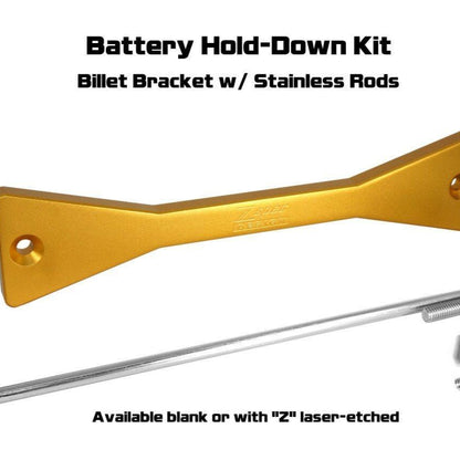 ZSPEC Battery Hold Down/Bracket for '09-20 Nissan 370z Z34, Billet w/ Stainless Hardware - ZSD-191312-ZSD-191329-ZSD-191336-ZSD-191343-ZSD-191350-  DRIVEN - 7