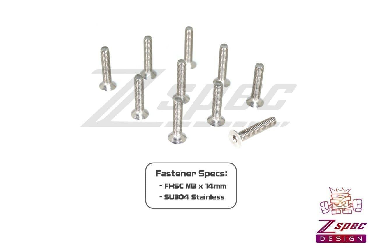 ZSPEC M3-0.5x14mm Fasteners, FHSC, Stainless SUS304, 10-Pack - ZSD-374043-  DRIVEN - 2
