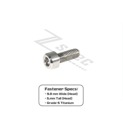ZSPEC M6-1.0x16mm Socket-Cap SHSC Fastener/Bolt, Titanium Grade-5, Per Each - ZSD-193071-ZSD-193088-ZSD-193095-ZSD-193101-ZSD-193118-  DRIVEN - 2