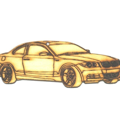 ZSPEC Laser-Engraved Wood Ornament, Style: BMW 1-Series, Birch, ~5" - ZSD-192463-  DRIVEN - 1