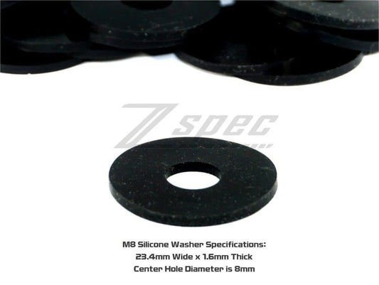 ZSPEC M8 Silicone-Rubber Fender Washers, 25-Pack - ZSD-005497-  DRIVEN - 2