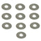 ZSPEC M4 Fender Flat Washers, SUS304 Stainless, 10-Pack