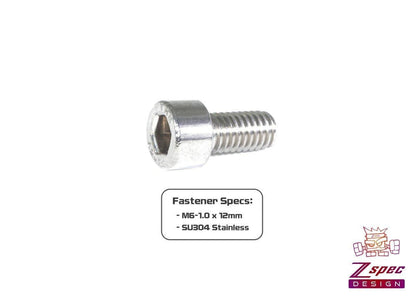 ZSPEC M6-1.0x12mm Socket-Cap SHSC Fasteners, SUS304 Stainless, 10-Pack - ZSD-005602-  DRIVEN - 2