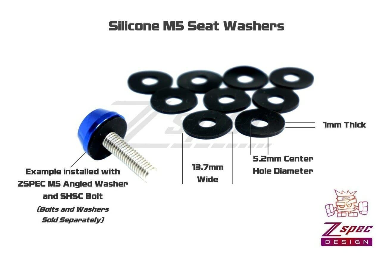 ZSPEC M5 Silicone Fender / Seat Washers, Sold in 10-Packs - ZSD-193057-  DRIVEN - 2