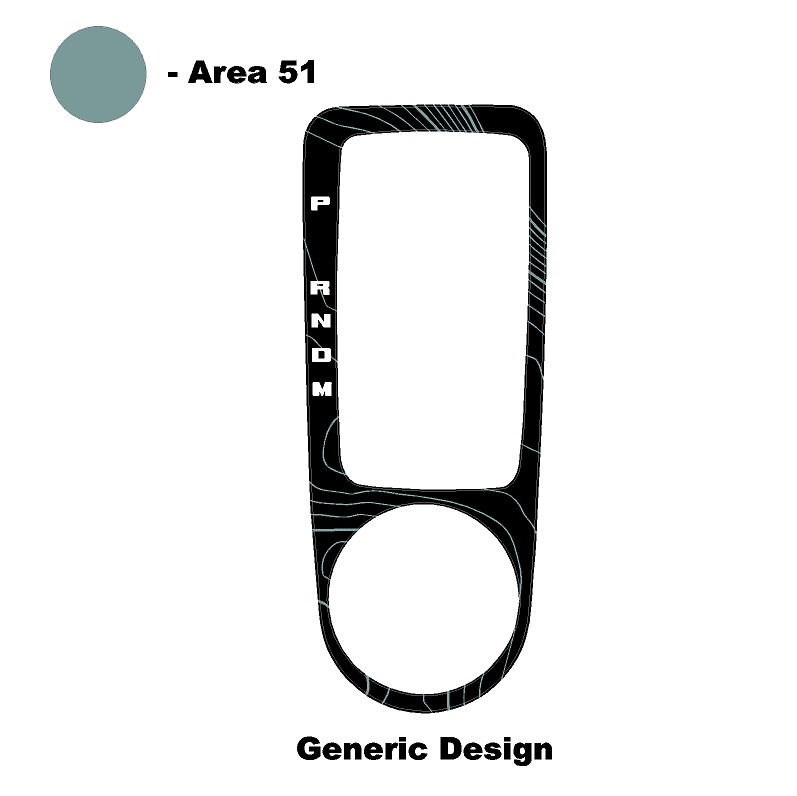 Topo Automatic Shifter Overlay (Printed Series) - 2021+ Bronco Automatic - 21BRNATTRIM-TPAMBL-21BRNATTRIM-TPA51L-21BRNATTRIM-TPAZL-21BRNATTRIM-TPCGL-21BRNATTRIM-TPCBNL-  DRIVEN - 8