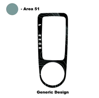 Topo Automatic Shifter Overlay (Printed Series) - 2021+ Bronco Automatic - 21BRNATTRIM-TPAMBL-21BRNATTRIM-TPA51L-21BRNATTRIM-TPAZL-21BRNATTRIM-TPCGL-21BRNATTRIM-TPCBNL-  DRIVEN - 8