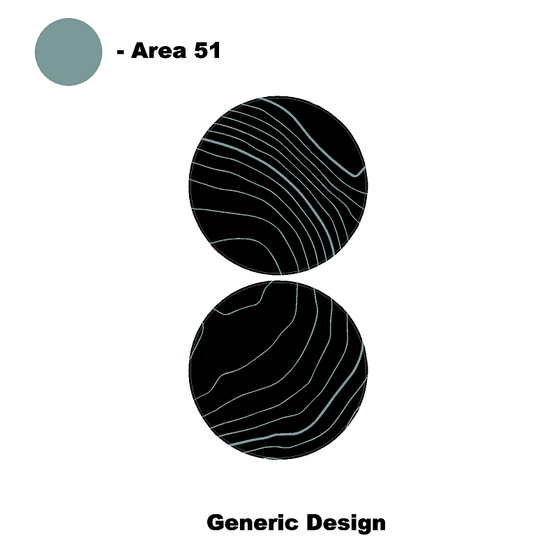 Topo Cup Holder Inserts (Printed Series + Acrylic) - 2021+ Bronco - 21BRNCPHLDRINS-TPAMBL-21BRNCPHLDRINS-TPA51L-21BRNCPHLDRINS-TPAZL-21BRNCPHLDRINS-TPCGL-21BRNCPHLDRINS-TPCBNL-  DRIVEN - 12