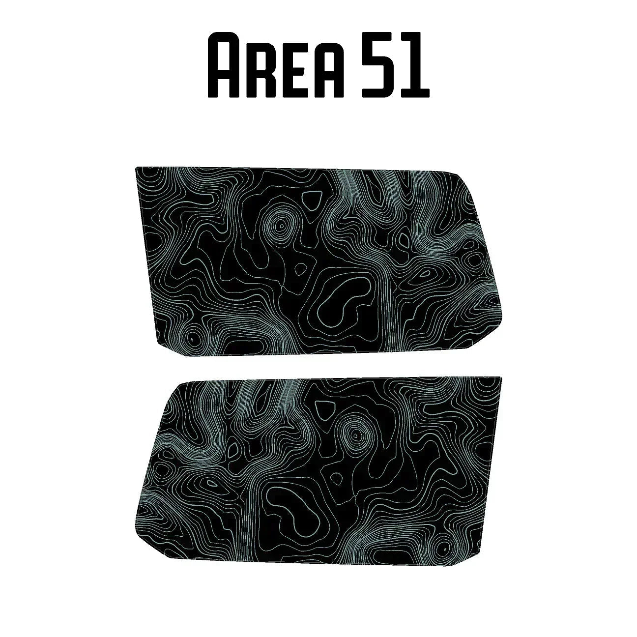 Topographic Rear Window Map Overlays V3 (Perforated) - 2024+ Land Cruiser - 24LCRWTOPOV3-HB-24LCRWTOPOV3-A51-24LCRWTOPOV3-CAR-24LCRWTOPOV3-CO-24LCRWTOPOV3-DS-  DRIVEN - 6