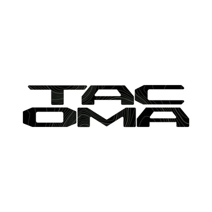 Topographic Map Tailgate Inlay Letters - 2024+ Tacoma - 24TACOMATLG-BLOR-24TACOMATLG-GD-24TACOMATLG-CM-24TACOMATLG-PI-24TACOMATLG-MC-  DRIVEN - 3