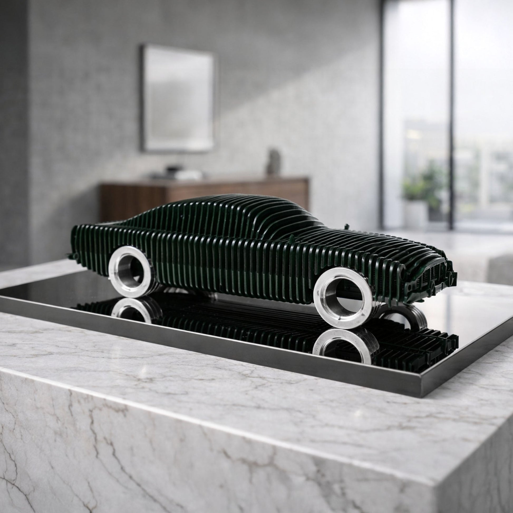 DB5 Metal Car Sculpture - MT1493 - sku-47377228824815-  DRIVEN - 3