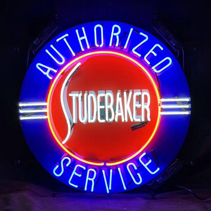 Authorized Studebaker Service Neon Signs Light - MEX018-  DRIVEN - 1