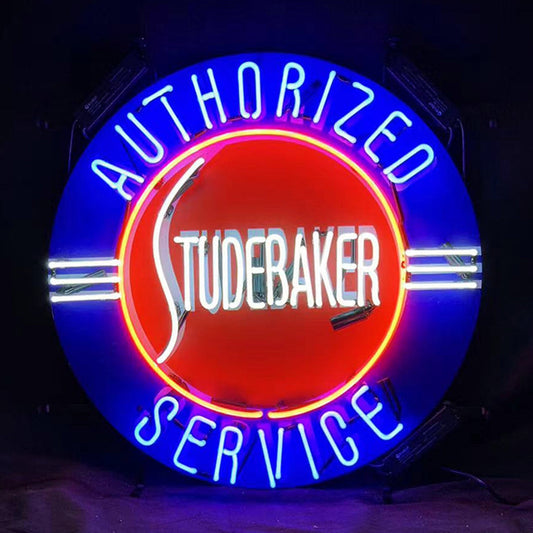 Authorized Studebaker Service Neon Signs Light - MEX018-  DRIVEN - 1