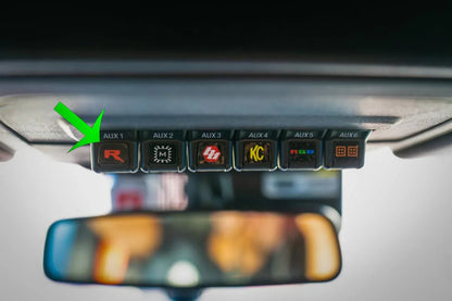 Aux Switch Blank Chicklets - 2021+ Bronco / F-150 Tremor / F-150 Raptor / Ranger Tremor / 2024+ Super Duty - 21BRCOAUX-CHICKX6-  DRIVEN - 3