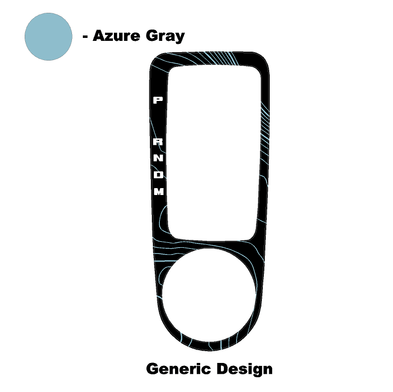 Topo Automatic Shifter Overlay (Printed Series) - 2021+ Bronco Automatic - 21BRNATTRIM-TPAMBL-21BRNATTRIM-TPA51L-21BRNATTRIM-TPAZL-21BRNATTRIM-TPCGL-21BRNATTRIM-TPCBNL-  DRIVEN - 9