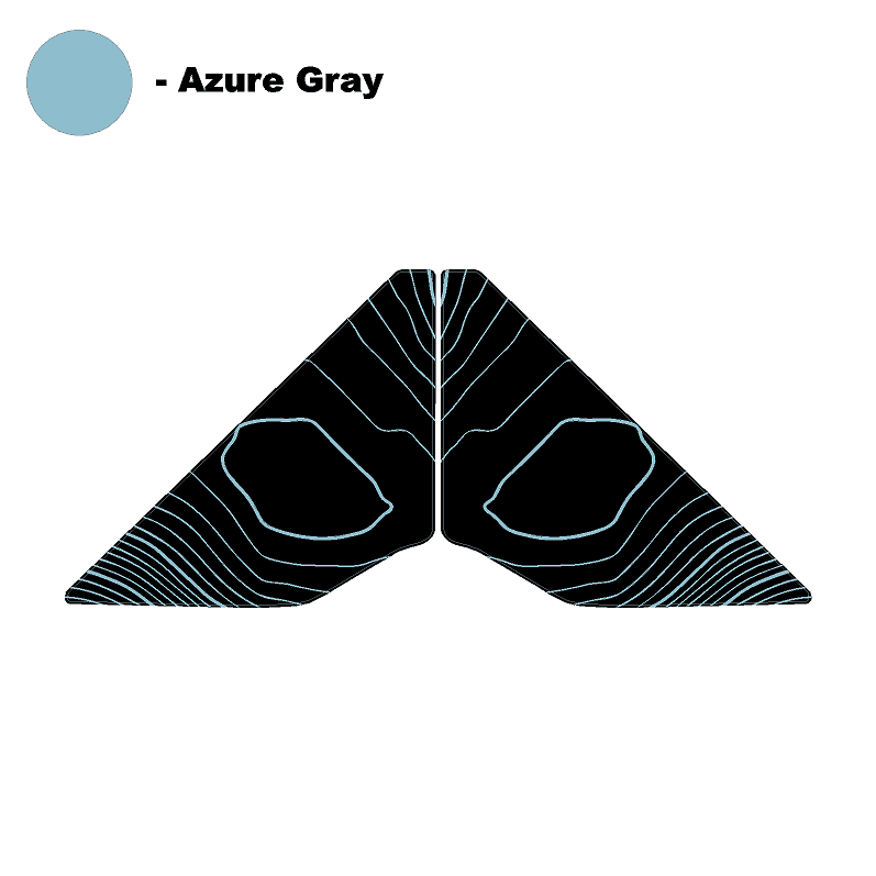 Topo Front Window Triangle Overlay (Printed Series) - 2021+ Bronco 4 Door - 21BRNDFTRIPT-TPAMBL-21BRNDFTRIPT-TPA51L-21BRNDFTRIPT-TPAZL-21BRNDFTRIPT-TPCGL-21BRNDFTRIPT-TPCBNL-  DRIVEN - 8