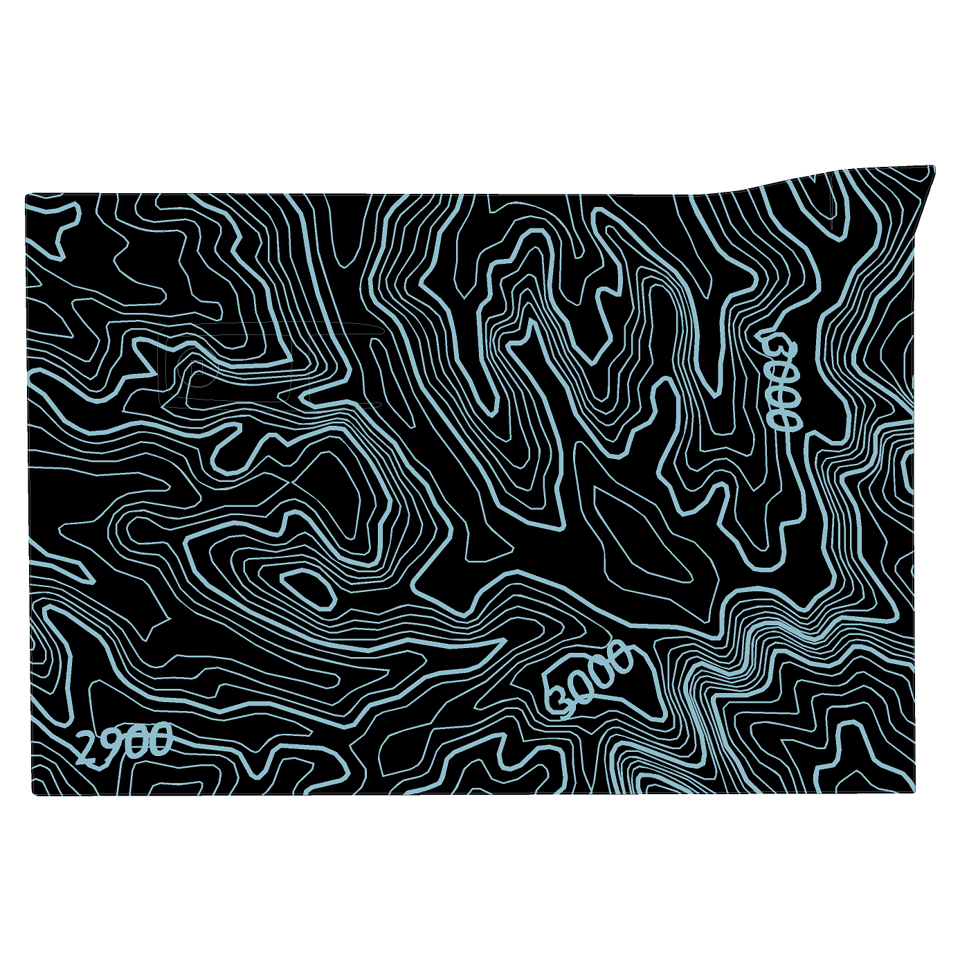 Topo Glovebox Overlay Kit (Printed Series) - 2021+ Bronco - 21BRNGLOVE-TPAMBL-21BRNGLOVE-TPA51L-21BRNGLOVE-TPAZL-21BRNGLOVE-TPCGL-21BRNGLOVE-TPCBNL-  DRIVEN - 30