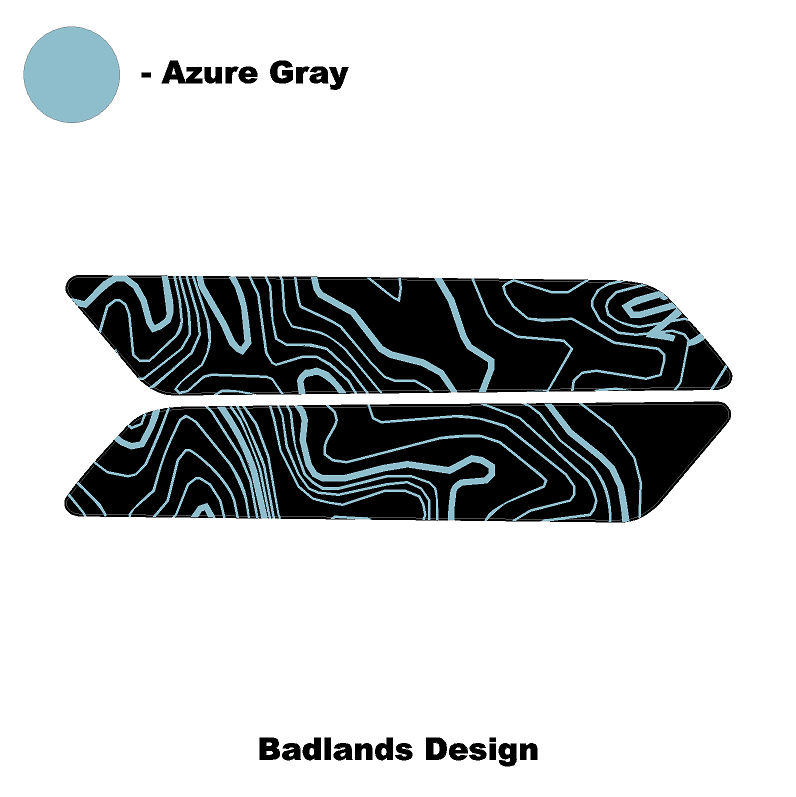 Topo Interior Rear Door Grab Handle Overlay Kit (Printed Series) - 2021+ Bronco 4 Door - 21BRNGRAB4RDR-TPAMBL-21BRNGRAB4RDR-TPA51L-21BRNGRAB4RDR-TPAZL-21BRNGRAB4RDR-TPCGL-21BRNGRAB4RDR-TPCBNL-  DRIVEN - 26