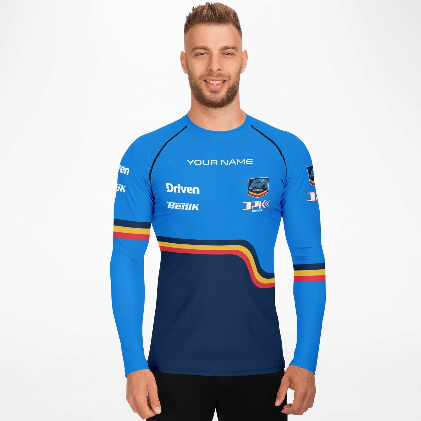 DPK Racing-Blue-Underwear TOP-Long Sleeve