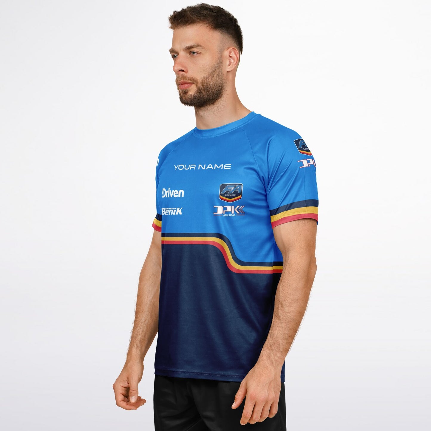 DPK Racing-Blue-Underwear Top-Short Sleeve