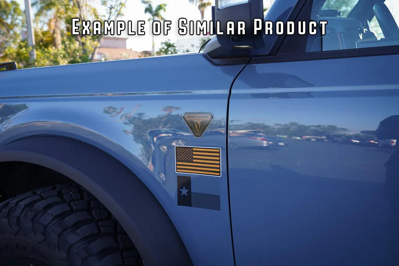 Big Bend Fender Badge Overlays - 2021+ Bronco - 21BRBDLNDSF-DS-21BRBDLNDSF-LS-21BRBDLNDSF-ST-21BRBDLNDSF-DLX-21BRBDLNDSF-LLX-  DRIVEN - 4