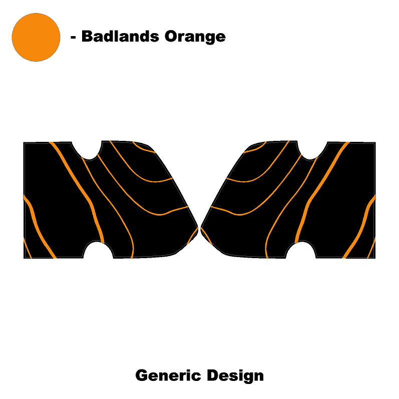 Interior Door Cup Protector Kit - 2021+ Bronco - 21BRNINTDRCUP-TPAMBL-21BRNINTDRCUP-TPA51L-21BRNINTDRCUP-TPAZL-21BRNINTDRCUP-TPCGL-21BRNINTDRCUP-TPCBNL-  DRIVEN - 12