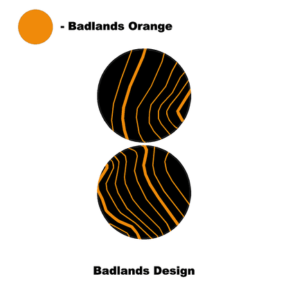 1966 Topographic Shifter Plate (Printed Series + Acrylic) - 2021+ Bronco - 21BRNAUTOSHIFT-TPAMBL-21BRNAUTOSHIFT-TPA51L-21BRNAUTOSHIFT-TPAZL-21BRNAUTOSHIFT-TPCGL-21BRNAUTOSHIFT-TPCBNL-  DRIVEN - 21