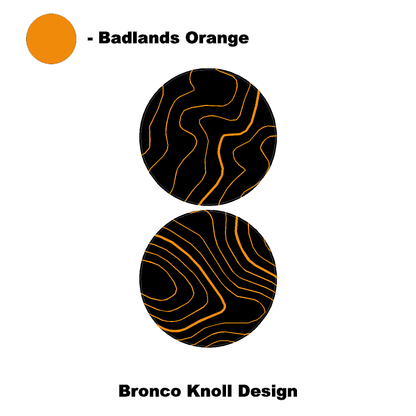 1966 Topographic Shifter Plate (Printed Series + Acrylic) - 2021+ Bronco