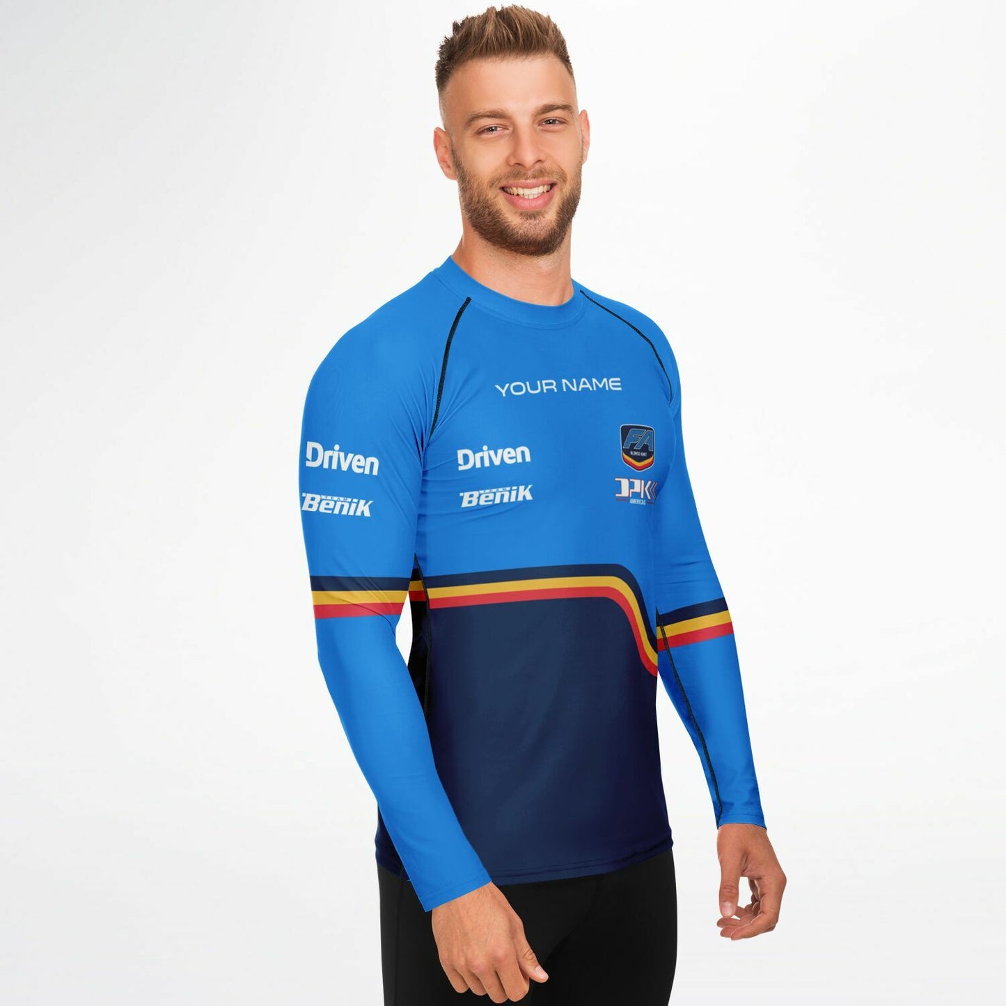 DPK Racing-Blue-Underwear TOP-Long Sleeve