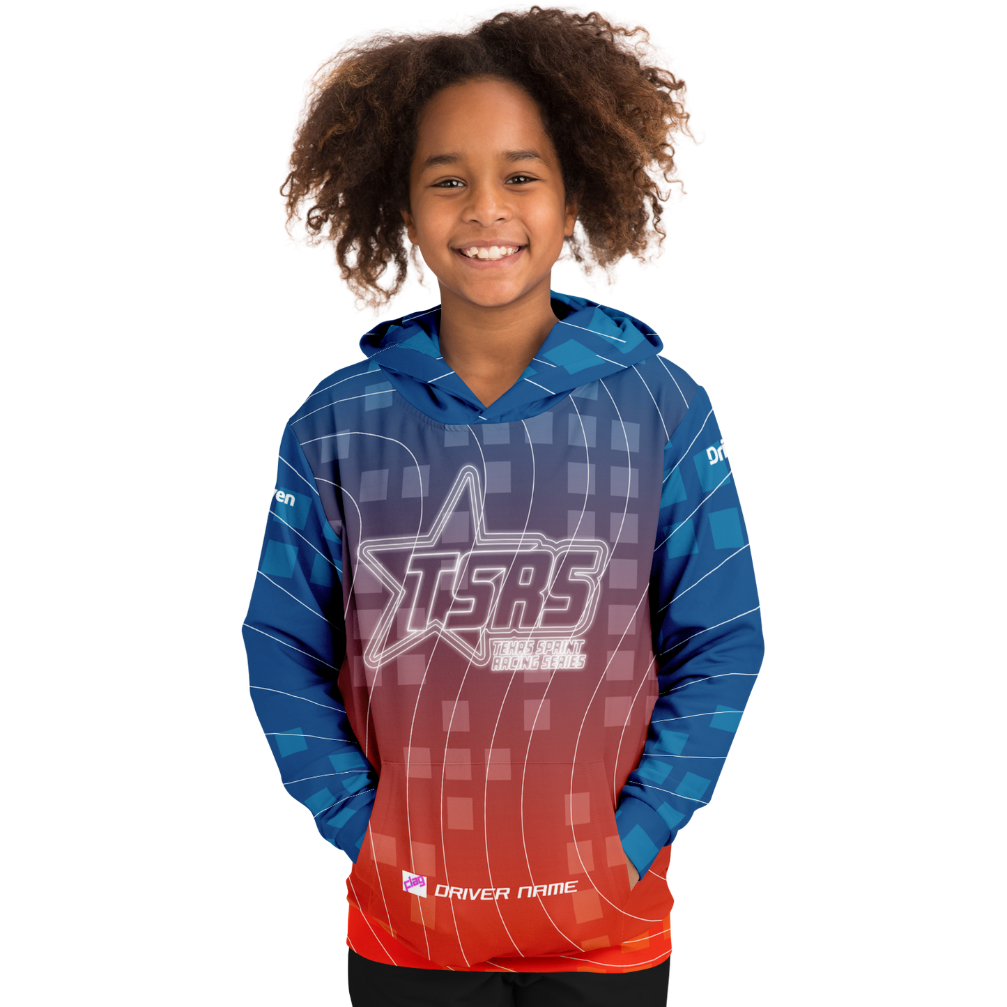 DRIVEN | TSRS '24 | Hoodie - Child - Red/Blue