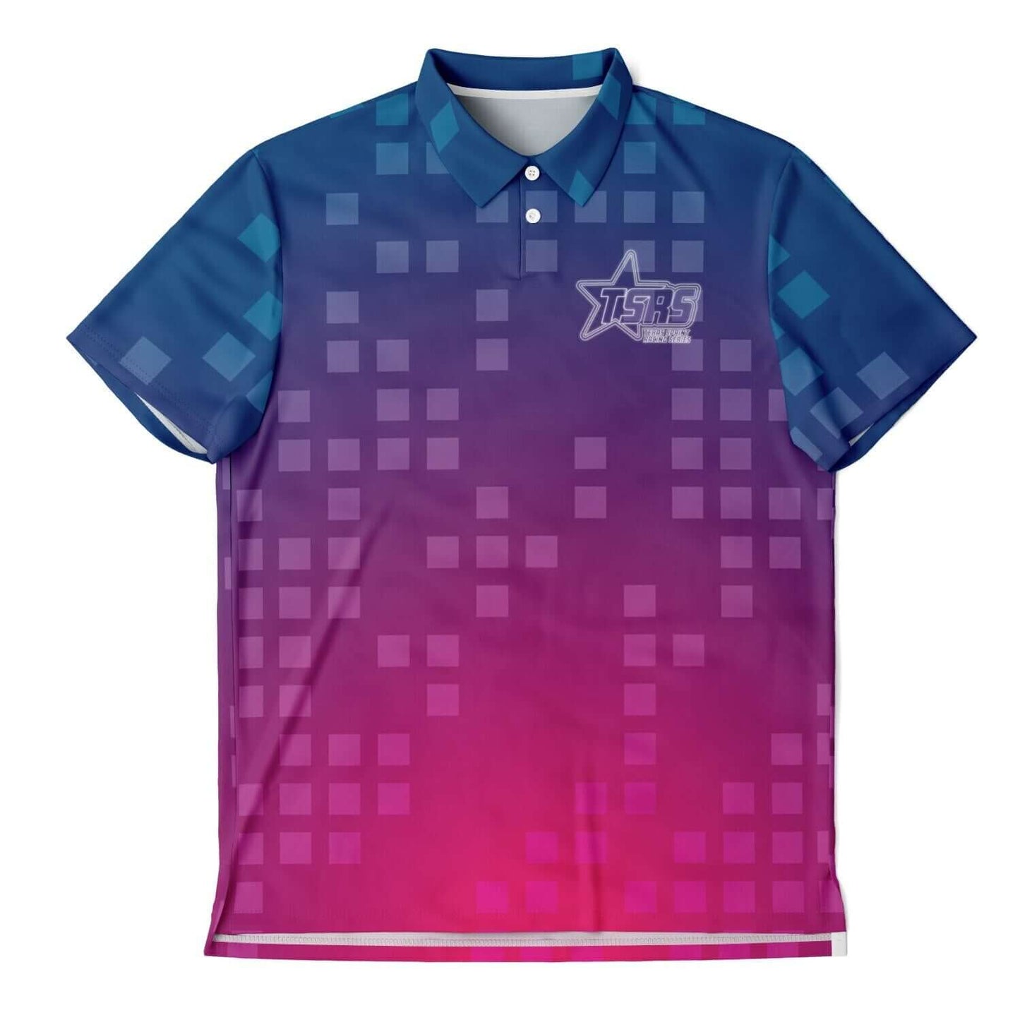 DRIVEN | TSRS '24 | Polo - Adult - Male - Pink/Blue - UPF 50+