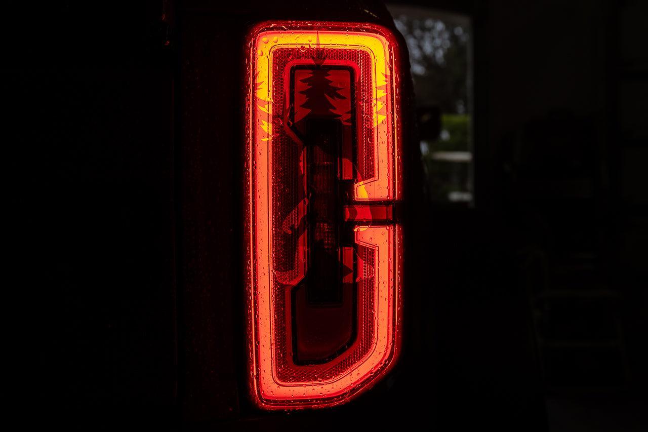Bigfoot aka Sasquatch in the Woods Tail Light Overlays - 2021+ Bronco - 21BRONCOLEDTL-BFDS-21BRONCOLEDTL-BFLS-21BRONCOLEDTL-BFST-21BRONCOLEDTL-BFCB-21BRONCOLEDTL-BFHC-  DRIVEN - 2