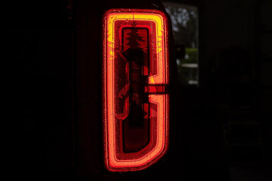 Bigfoot aka Sasquatch in the Woods Tail Light Overlays - 2021+ Bronco - 21BRONCOLEDTL-BFDS-21BRONCOLEDTL-BFLS-21BRONCOLEDTL-BFST-21BRONCOLEDTL-BFCB-21BRONCOLEDTL-BFHC-  DRIVEN - 2