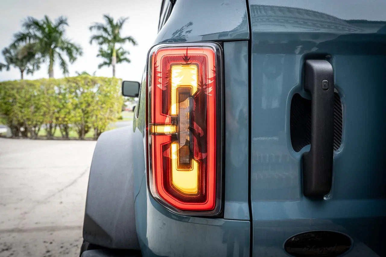 Bigfoot aka Sasquatch in the Woods Tail Light Overlays - 2021+ Bronco - 21BRONCOLEDTL-BFDS-21BRONCOLEDTL-BFLS-21BRONCOLEDTL-BFST-21BRONCOLEDTL-BFCB-21BRONCOLEDTL-BFHC-  DRIVEN - 11
