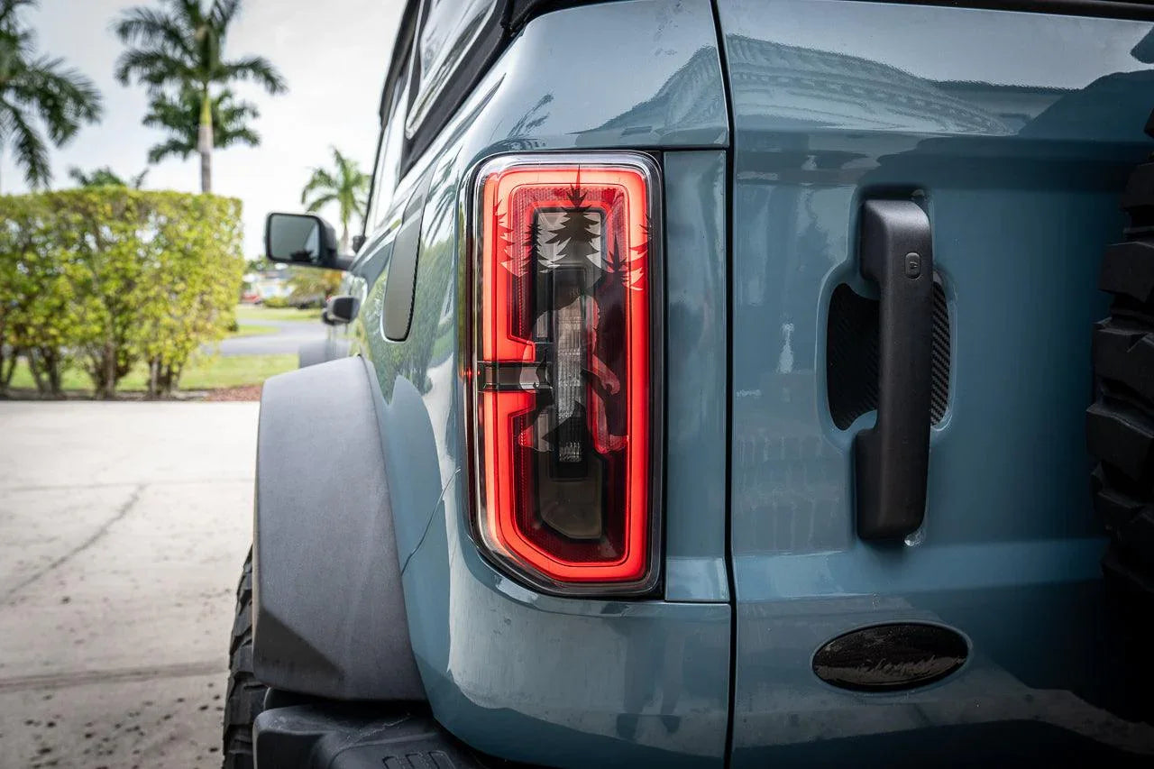 Bigfoot aka Sasquatch in the Woods Tail Light Overlays - 2021+ Bronco - 21BRONCOLEDTL-BFDS-21BRONCOLEDTL-BFLS-21BRONCOLEDTL-BFST-21BRONCOLEDTL-BFCB-21BRONCOLEDTL-BFHC-  DRIVEN - 3