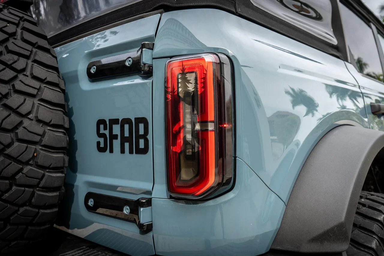 Bigfoot aka Sasquatch in the Woods Tail Light Overlays - 2021+ Bronco - 21BRONCOLEDTL-BFDS-21BRONCOLEDTL-BFLS-21BRONCOLEDTL-BFST-21BRONCOLEDTL-BFCB-21BRONCOLEDTL-BFHC-  DRIVEN - 1