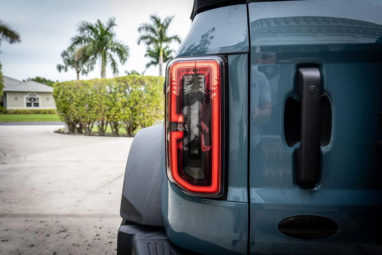 Bigfoot aka Sasquatch in the Woods Tail Light Overlays - 2021+ Bronco - 21BRONCOLEDTL-BFDS-21BRONCOLEDTL-BFLS-21BRONCOLEDTL-BFST-21BRONCOLEDTL-BFCB-21BRONCOLEDTL-BFHC-  DRIVEN - 10