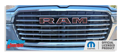 RAM Grille Emblem Overlay Decal   - 2025-2026 Ram 1500 - Ram25:Ram-F-1-Ram25:Ram-F-2-Ram25:Ram-F-3-Ram25:Ram-F-4-Ram25:Ram-F-5-  DRIVEN - 9