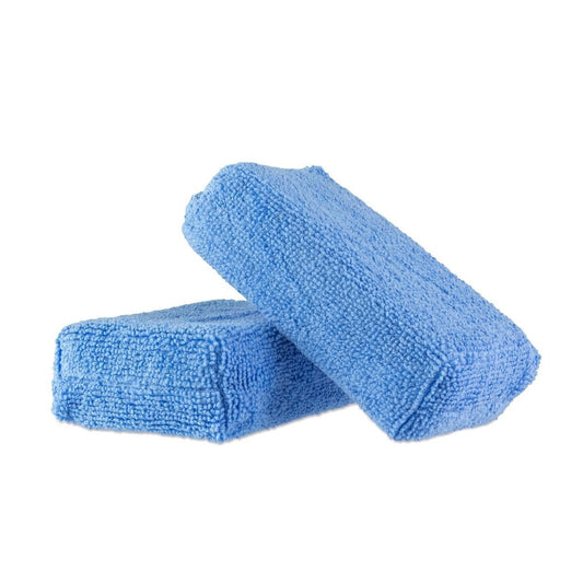 Blue Rectangular Microfiber Applicator Pads - MF-APP-01-MF-APP-12-  DRIVEN - 1