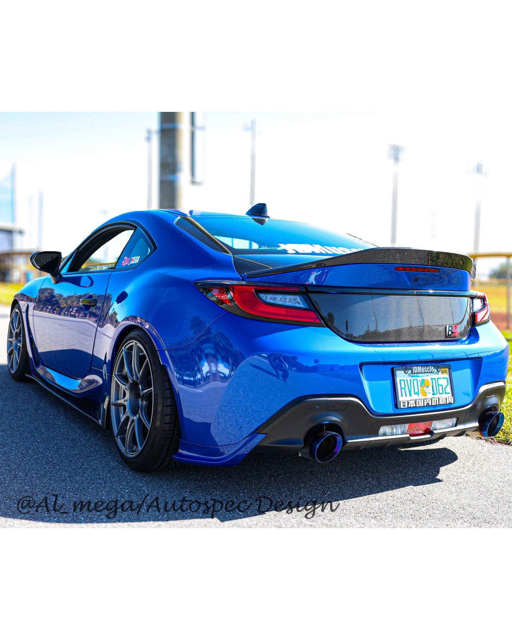 Autospec Design Rear Spats – Subaru BRZ Toyota GR86 (ZC8, 2022+) - ASD-GT-RS1-  DRIVEN - 3