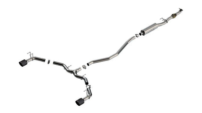 Borla S-Type 1.5L Cat-back Exhaust System - 23+ Integra / 22+ Civic - BOR140922BC-BOR140922CFBA-BOR140922-  DRIVEN - 1