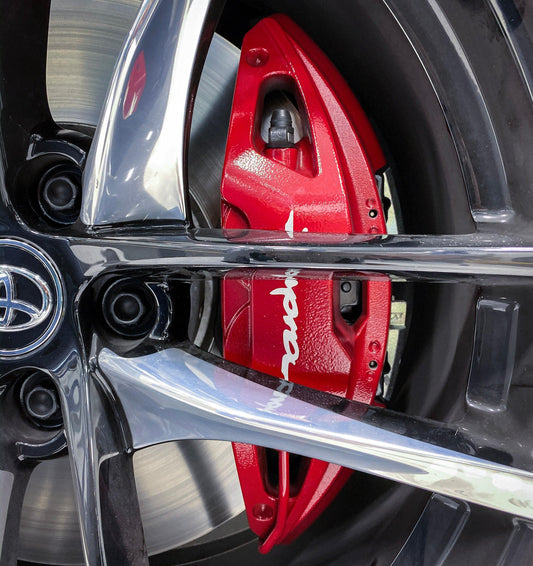 Brake Caliper Stickers (High Temp) - 2020+ Supra - A90BRKCALWH-A90BRKCALBK-  DRIVEN - 1