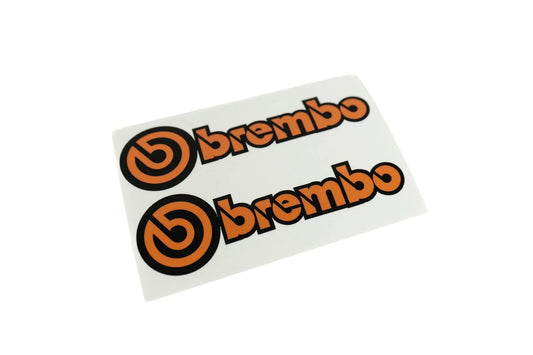 "Brembo" Brake Caliper High Temp Stickers - Custom Color Printed - BREMHR.425.RR-BREMHR.14.RR-BREMVERT.425.RR-BREMVERT.14.RR-BREMHR.425.CBP-  DRIVEN - 1