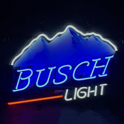 Busch Light Snow Mountain Beer Neon Signs Light - ME495-  DRIVEN - 2