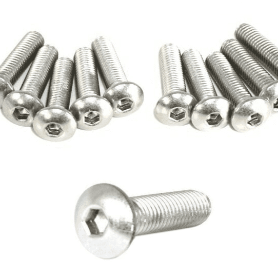 ZSPEC M5x20mm Button-Head Fasteners, Metric, SUS304 Stainless, 10-Pack - ZSD-567230-  DRIVEN - 1