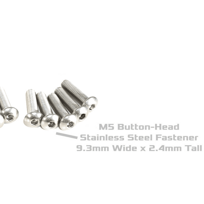ZSPEC M5x20mm Button-Head Fasteners, Metric, SUS304 Stainless, 10-Pack - ZSD-567230-  DRIVEN - 3